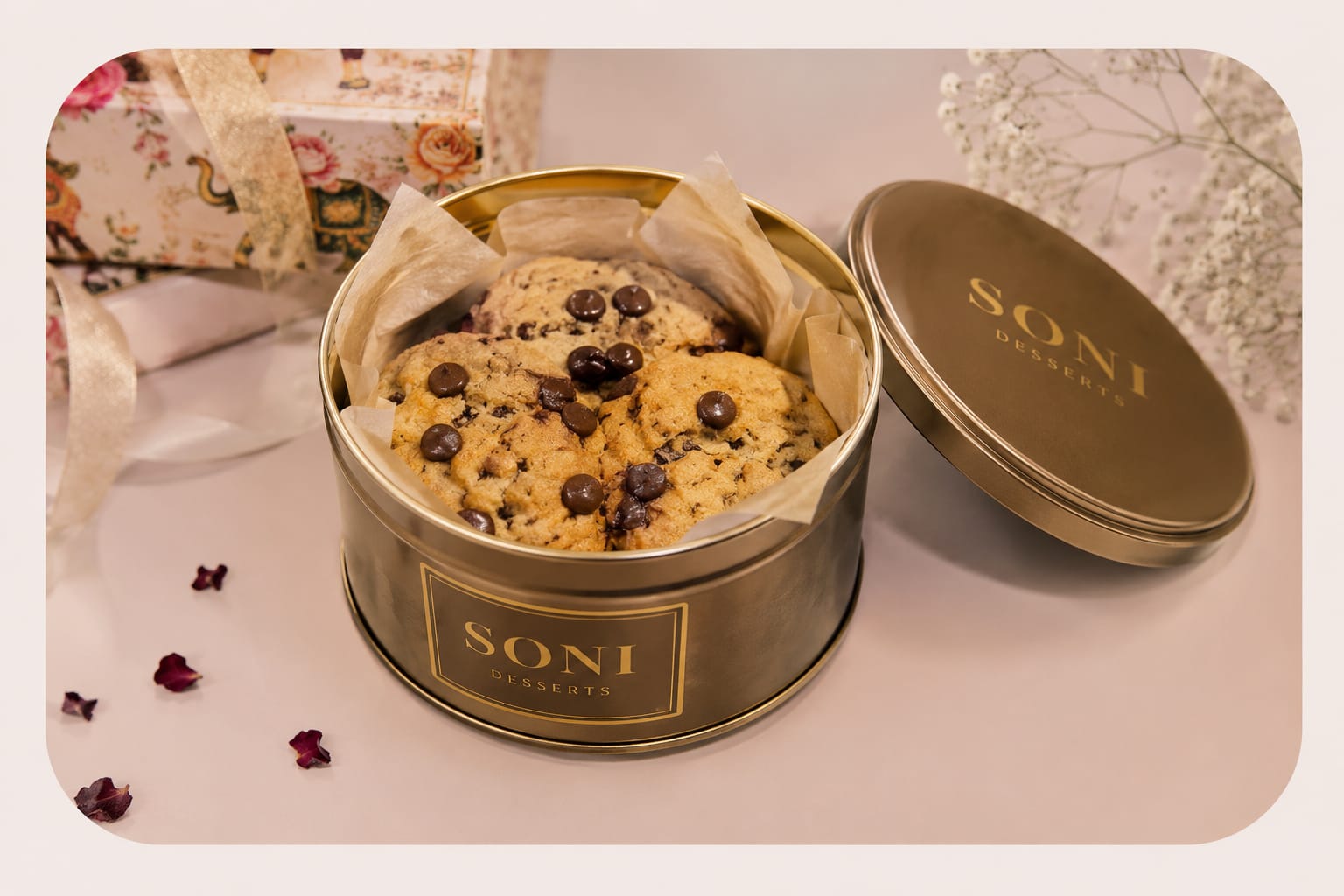Soft Dough Cookie Tin